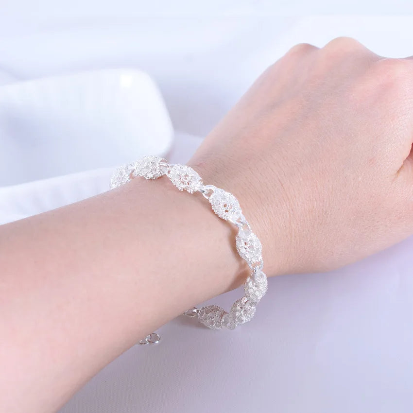 Sophia | Filigree Oval Bracelet | Vintage Charm | Sterling Silver