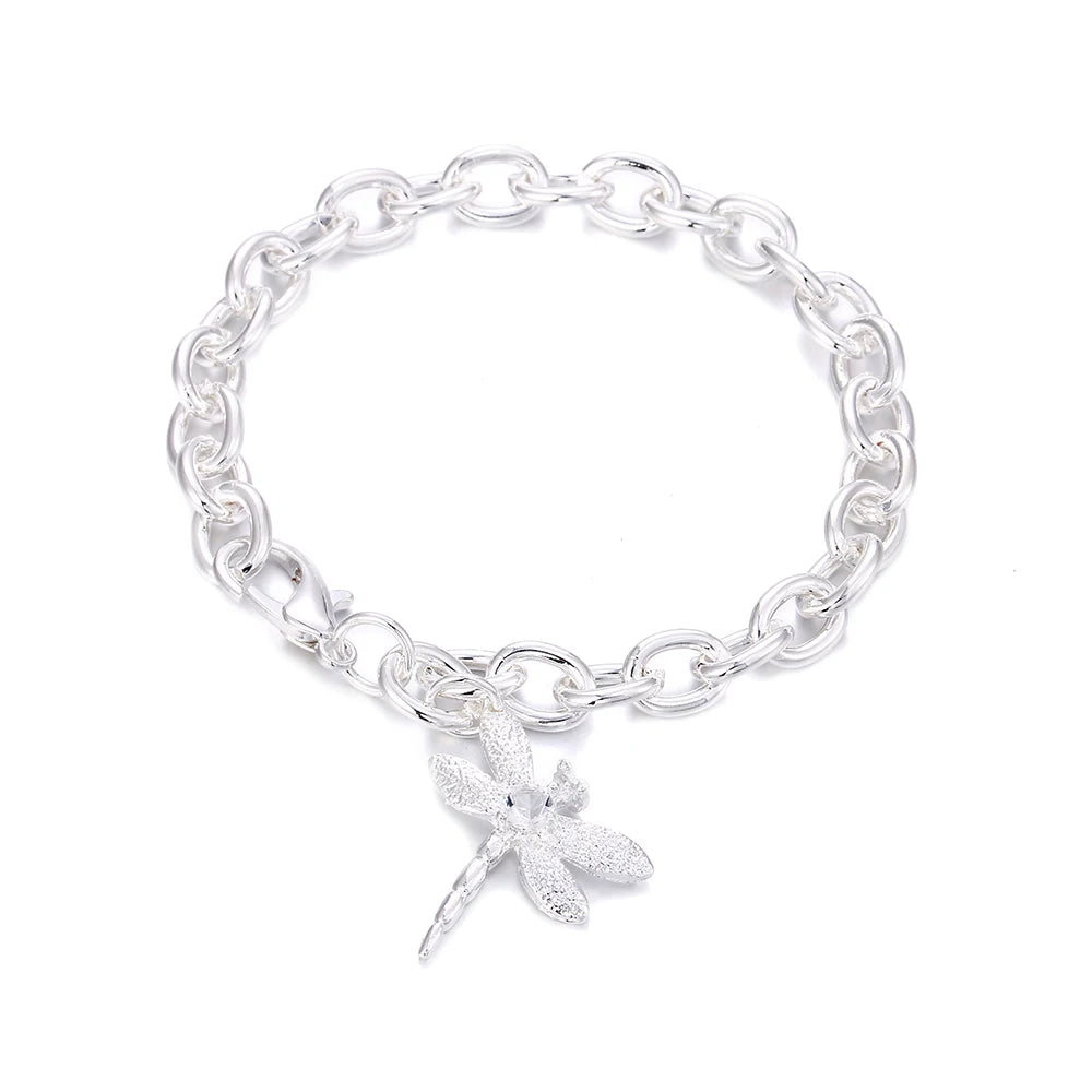 Isla | Dragonfly Charm Bracelet | Nature-Inspired Elegance | Stainless Steel